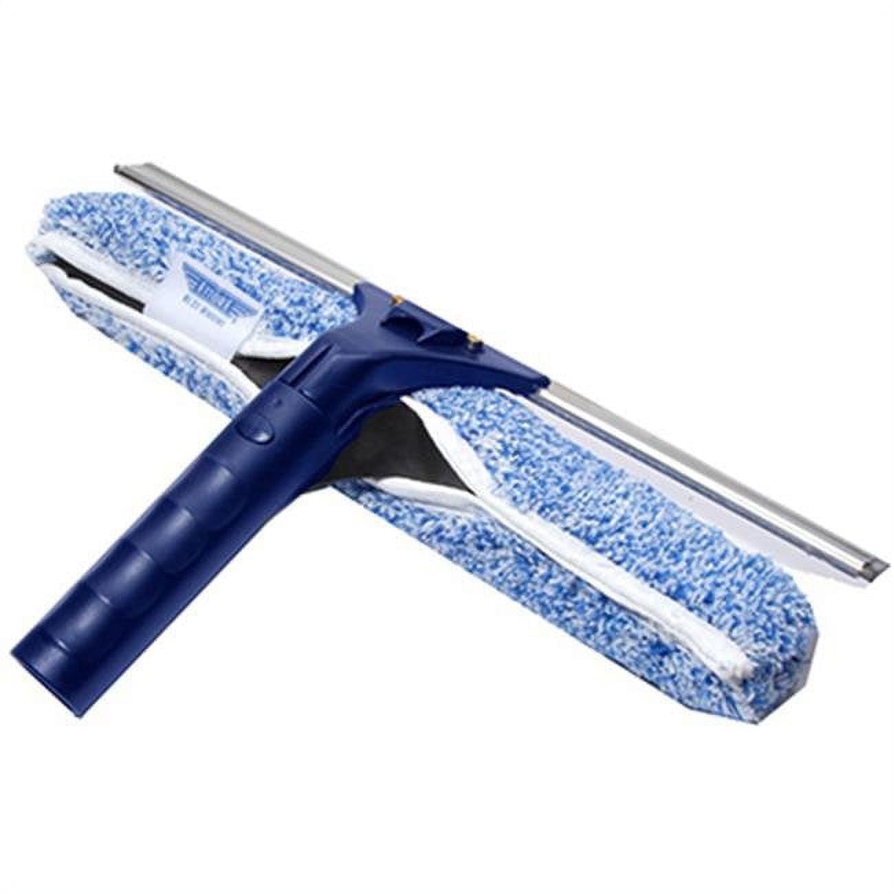 Ettore Blue Plastic Backflip Squeegee and Washer Scrubber