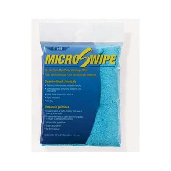 Ettore Products 84445 16 x 20 in. Microswipe Cloth Blue