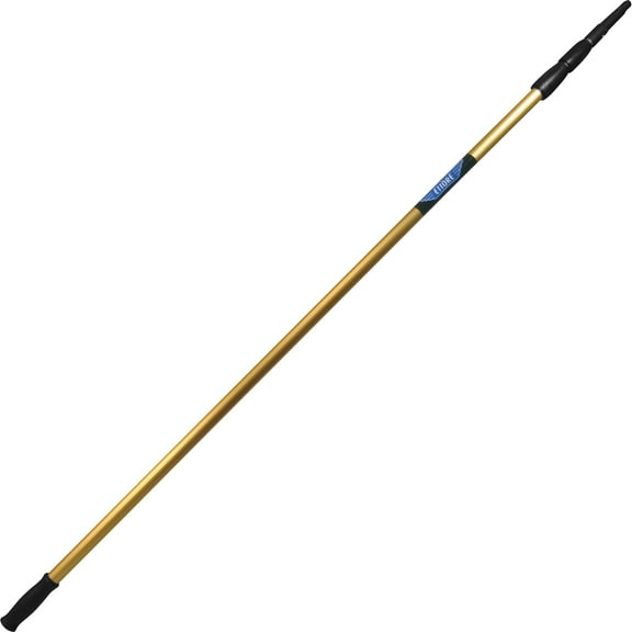 Ettore Rea-c-h 3-section Extension Pole - 18 Ft Length - Gold - Anodized Aluminum - 6 / Carton