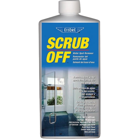 Ettore Scrub Off Glass and Surface Cleaner - Streak-Free, No Scent - 16 fl oz Liquid