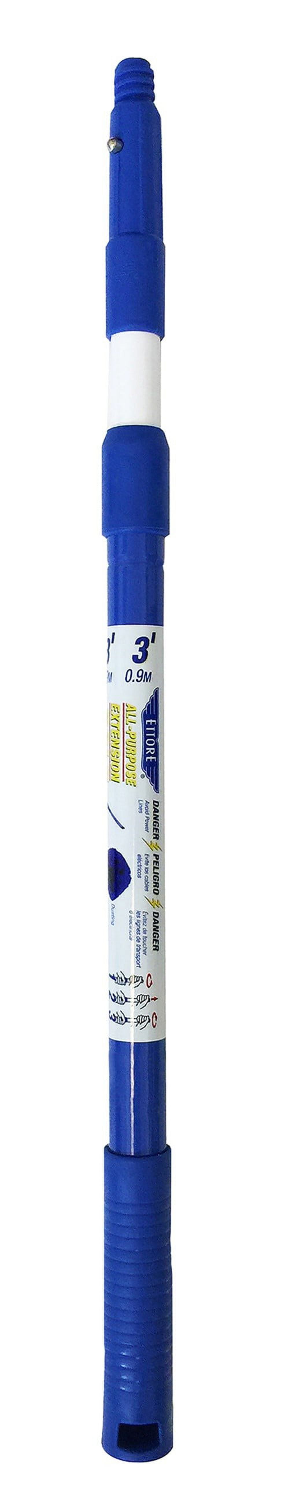 Ettore 45300 All Purpose 2-Section Interlock Pole with Click Lock Tip ...