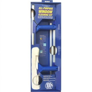 Ettore Window Cleaning Combo Kit - MicroFiber, Silicone Rubber - White, Multi - 1 Each Ettore Window Cleaning Combo Kit - MicroFiber, Silicone Rubber - White, Multi - 1 Each