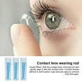 thumbnail image 1 of Ettsollp 1/6/12Pcs Contact Lens Plunger Sufficient Quantity Easy Contact Lens Removal Tool with Strong Suction Power Clear Blue Silicone Lens Remover for Safe Effortless Use, 1 of 7
