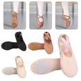 thumbnail image 1 of Ettsollp 1 Pair Girls Ballet Shoes Full Stretch Fabric Dance Shoes Soft Breathable Wear Resistant Lightweight Toddler Dance Slippers Shoes, 1 of 8