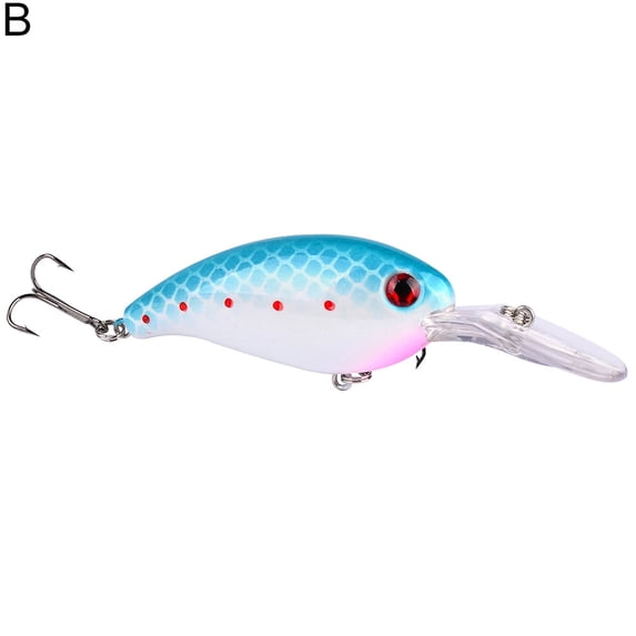 Ettsollp 10cm 14.52g Artificial Fishing Lure Hard Crank Bait Wobbler Tackle with Hook-B