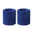 thumbnail image 1 of Ettsollp 2Pcs Wristbands Absorb Sweat Towel Wrist Protector for Badminton Tennis Sport-Blue, 1 of 8