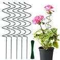 thumbnail image 1 of Ettsollp 5Pcs Tomato Twist Stake Windproof Plant Support Spiral Tomato Cages Climbing Plant Stake Frame for Potted Plants Tomato Rose Vine, 1 of 8