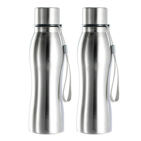 Ettsollp 750ml Portable Single Wall Stainless Steel Water Bottle Outdoor Sports Drink Cup-750ML