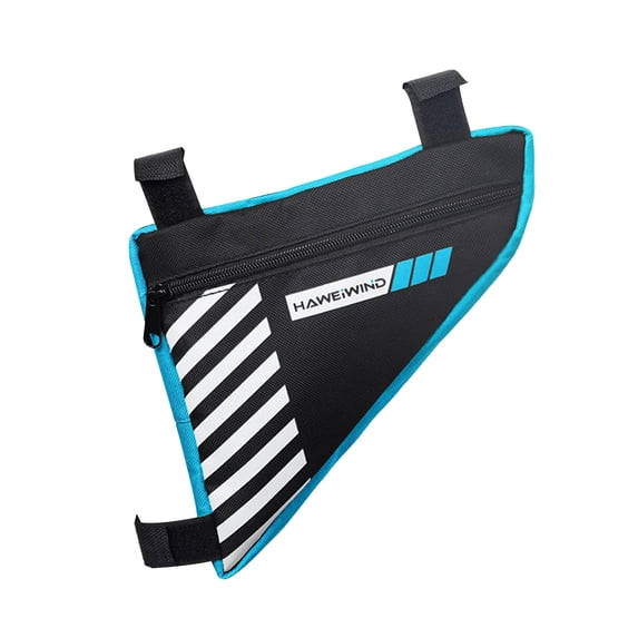 Ettsollp Bicycle Bag Waterproof Bicycle Triangle Frame Bag with Bottle Holder Large Capacity Zipper Closure Simple Installation Bike Bag