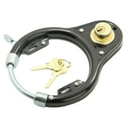 Ettsollp Bicycle U Shape Bike Cycle Wheel Scooter Motorbike Security Lock with 2 Keys-