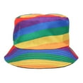 thumbnail image 1 of Ettsollp Bucket Hat for Uv Protection Colorful Reversible Basin Hat for Sun Protection Style Adjustable Wide Brim Fisherman Hat for Outdoor Activities, 1 of 8