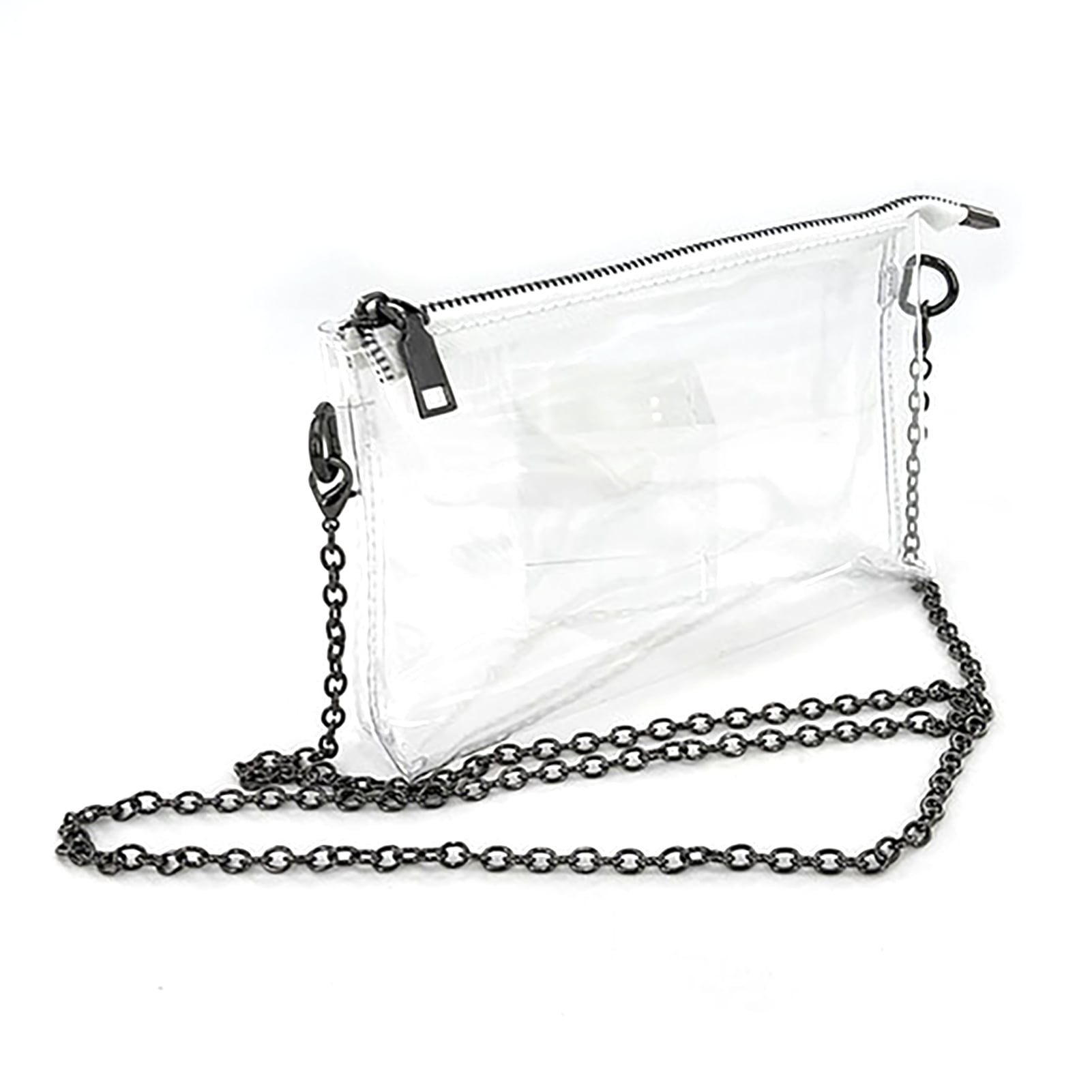Transparent Cross Body Bag W Clear Chain main image 0