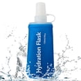 thumbnail image 1 of Ettsollp Drinking Water Cup TPU Collapsible Soft Water Bottle Food Grade BPA Free Leak-Proof Design Easy to Clean Travel Water Flask, 1 of 8