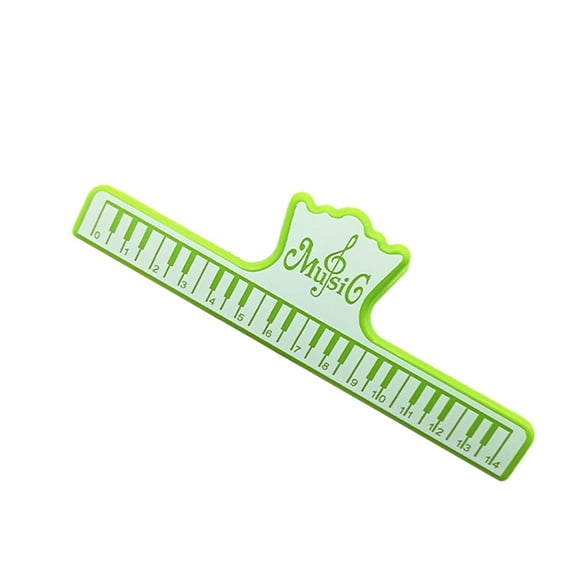 Ettsollp Fashion Piano Music Clip Notes Stationery Files Archive Folder Instrumental Tool-Green
