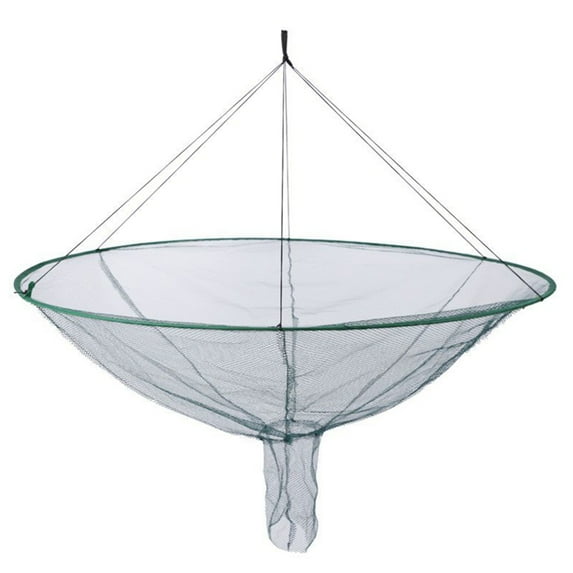 Ettsollp Fishing Net for Crab Foldable Fishing Net Portable Prawn Baits Crab Shrimp Net for Fishing Equipment Drop Landing Fishing Pier for Easy for Catching
