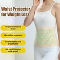 thumbnail image 1 of Ettsollp Flouris Fiber And Wormwood Body Shaping Waist Protector Flouris Waist Trainer Tummy Control Sweat Workout Shaper for Women, 1 of 8