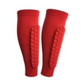 thumbnail image 1 of Ettsollp Football Shin Guards 1 Pair Soccer Sports Shin Guards High Impact Resistant Anti-collision Calf Protection Football Protective Gear for Adults Men, 1 of 8