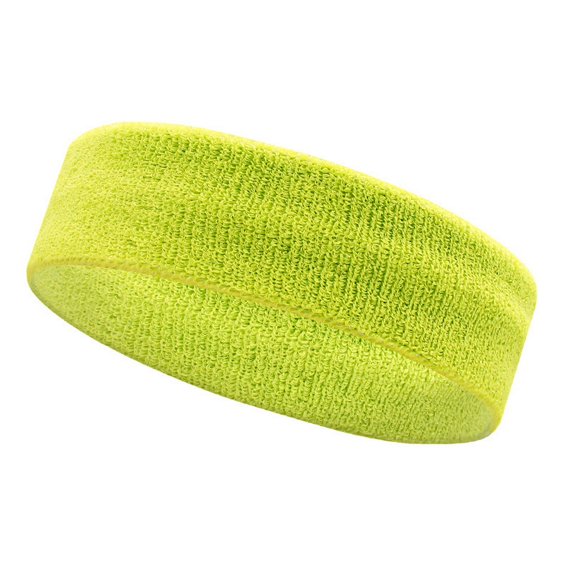 Ettsollp Non-slip Exercise Headband Sports Headband Great Sweat Absorption Capacity High Elastic Stretch Soft Non-slip Breathable Knitted Solid Color Reusable