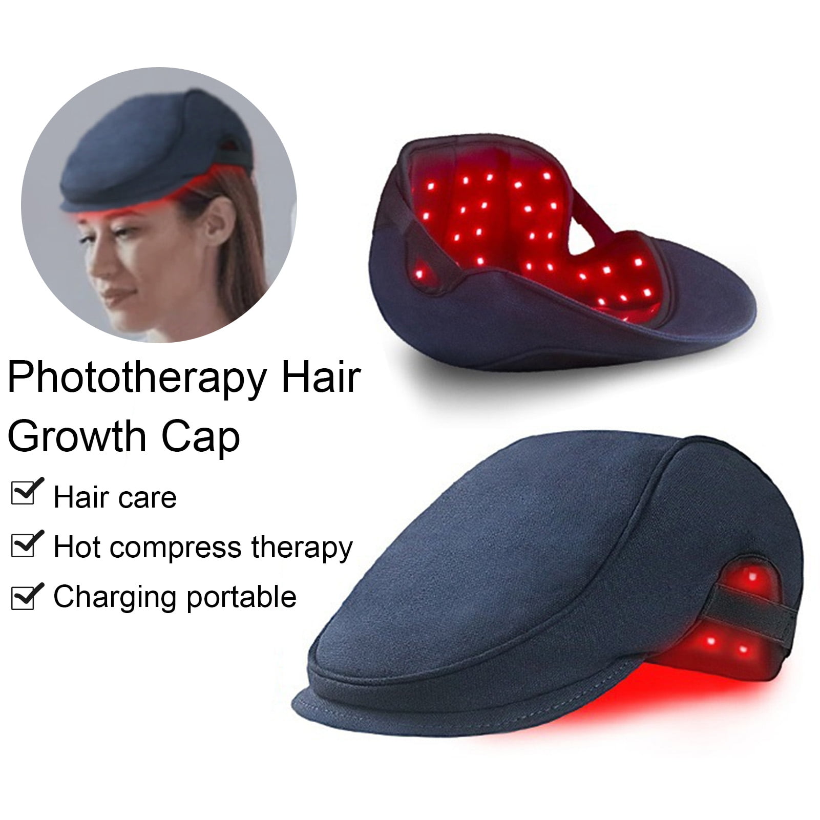 Ettsollp Red Light Therapy Cap for Hair Regrowth Scalp Health Near