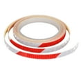 thumbnail image 1 of Ettsollp Reflective Tape Safety Self Adhesive Striping Sticker Decal for Bike Motorcycle-White+Red, 1 of 8