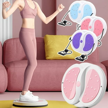 Ettsollp Waist Twist Board with Resistance Rope Home Gym Foot Massager Waist Twister Abdominal Muscles Strengthening Waist Slimming Twisting Disc Fitness Gear