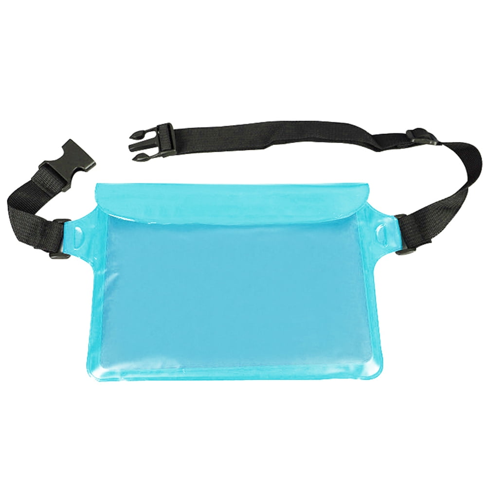 Ettsollp Waterproof Underwater PVC Beach Swimming Mobile Phone Waist Bum Bag Dry PouchBlue