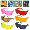 thumbnail image 1 of Ettsollp Wrap Around Sunglasses for Women Men Sports Sunglasses Plastic Wrap Eye Protection Goggles for Running Cycling Fishing Driving, 1 of 8