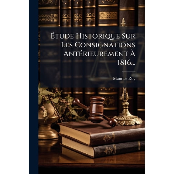 Étude Historique Sur Les Consignations Antérieurement À 1816... (Paperback)