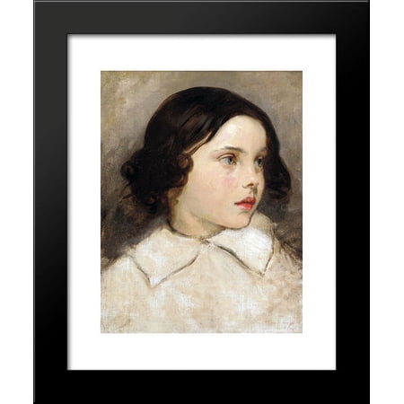 Etude de Jeune Fille 20x24 Framed Art Print by Thomas Couture