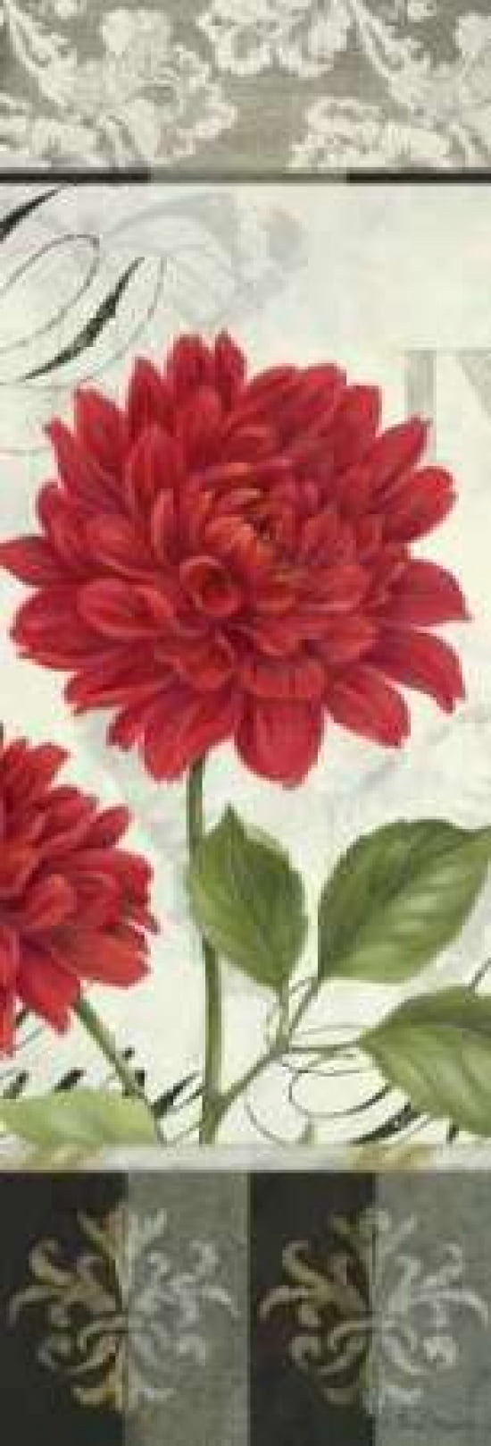 Etude en Rouge Panel I Canvas Art - Pamela Gladding (12 x 36)