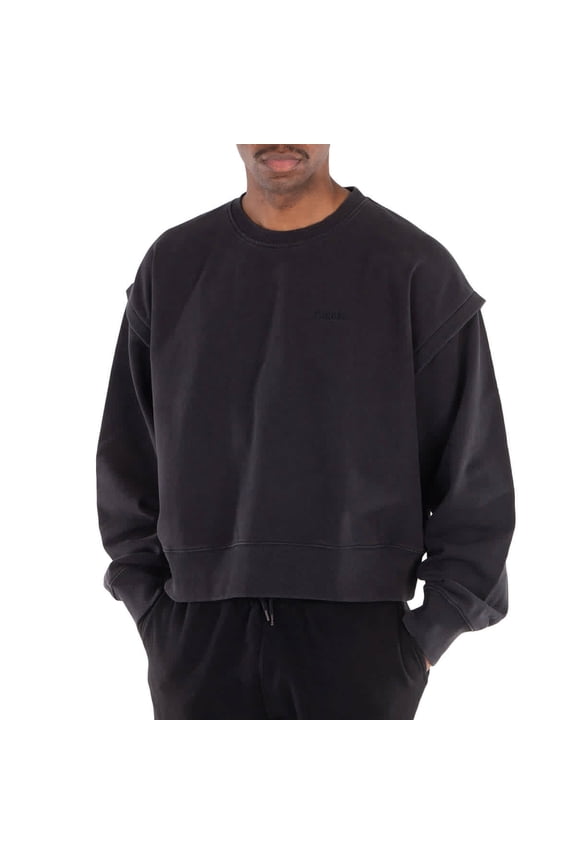 Felpa Ciment Logo Print Sweatshirt, Size Small
