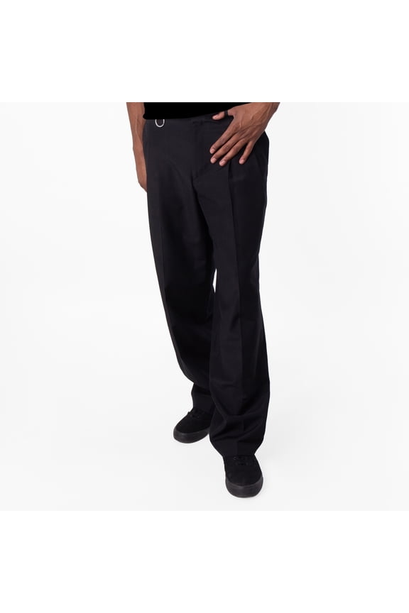 Men's Black Wide-Leg Trousers, Brand Size 50 ( US Size 40 )