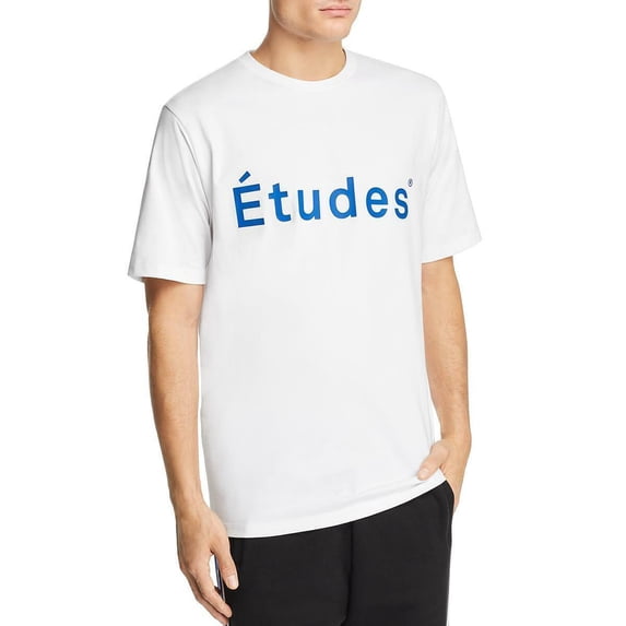 Etudes Mens Cotton Log Crew Neck T-Shirt Size Medium MSRP $110 B4HP