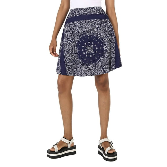 Etudes Paisley Knee Length Skirt, Brand Size 38 (US Size 6)