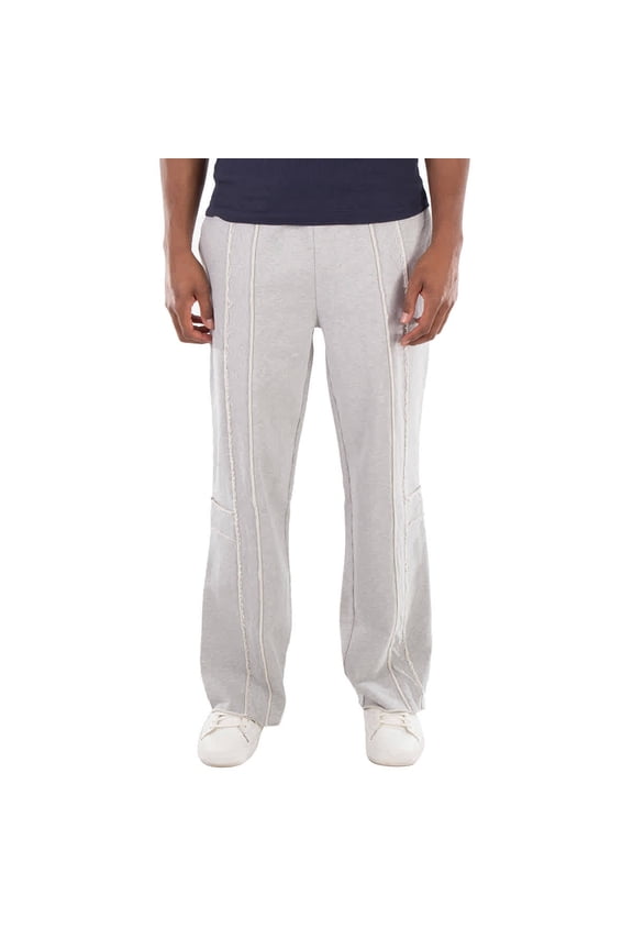 Wide-Leg Stitch Detail Sweatpants, Size X-Small