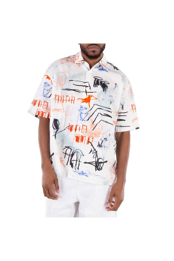 x Julian Farade Illusion Cotton Shirt, Brand Size 52 (US Size 42)