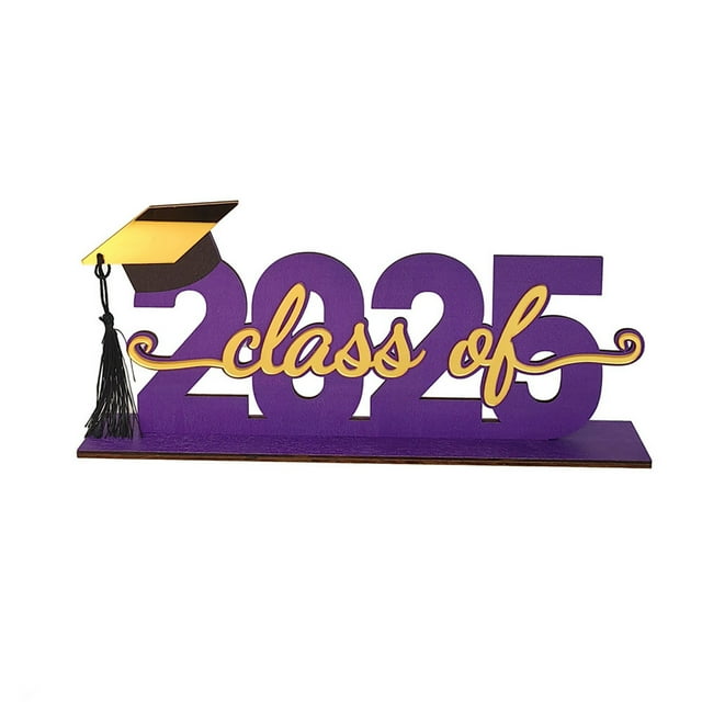 Etuzhy Graduation And Back To School 2025 Wooden Desktop Ornaments