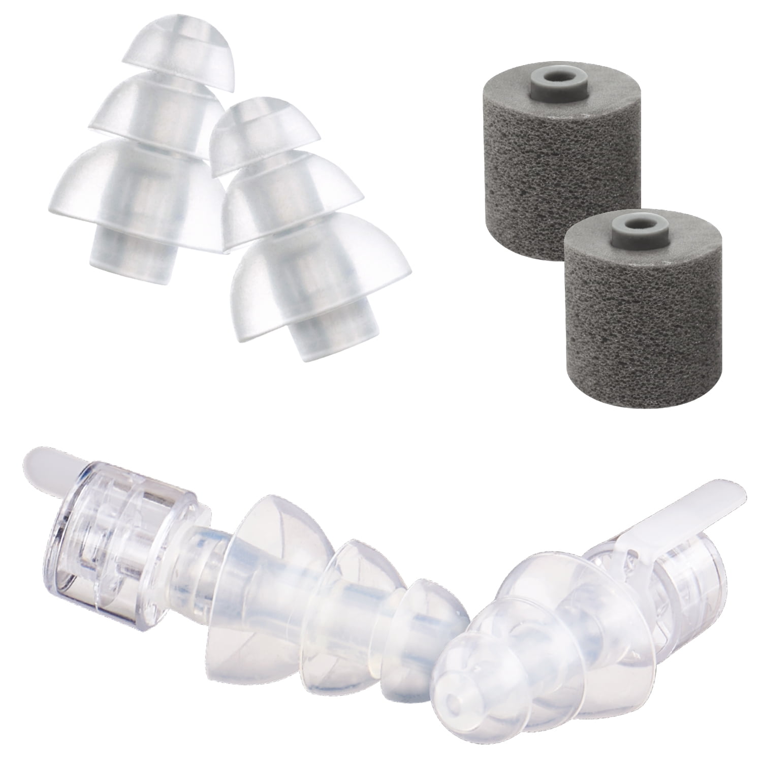 ETYMOTIC RESEARCH Etymotic High-Fidelity Earplugs, 20 Db, Clear, 1 Pair