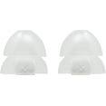 thumbnail image 1 of Etymotic Research Dual Flange Eartips for use with Etymotic Earphones - 3 Pairs X-Large (12mm Outer Width), Clear, 1 of 2