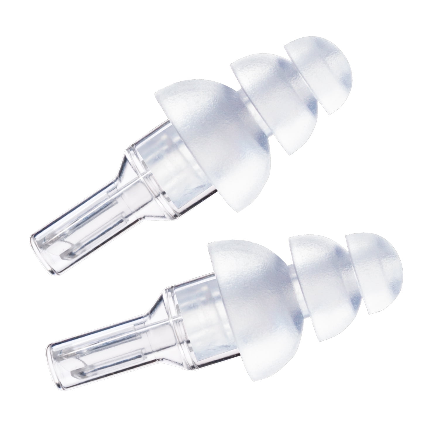 Etymotic Research ER20 High-Fidelity Earplugs (Concerts, Musicians, Airplanes, Motorcycles, Sensitivity and Universal Hearing Protection) - Standard, Clear Stem w/ Frost Tip