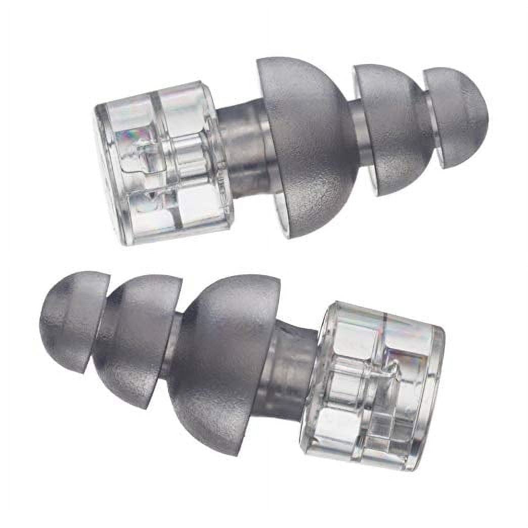 Etymotic Research ER20XS High-Fidelity Earplugs (Concerts, Musicians, Airplanes, Motorcycles, Sensitivity and Universal Hearing Protection) - Standard, Clear Stem