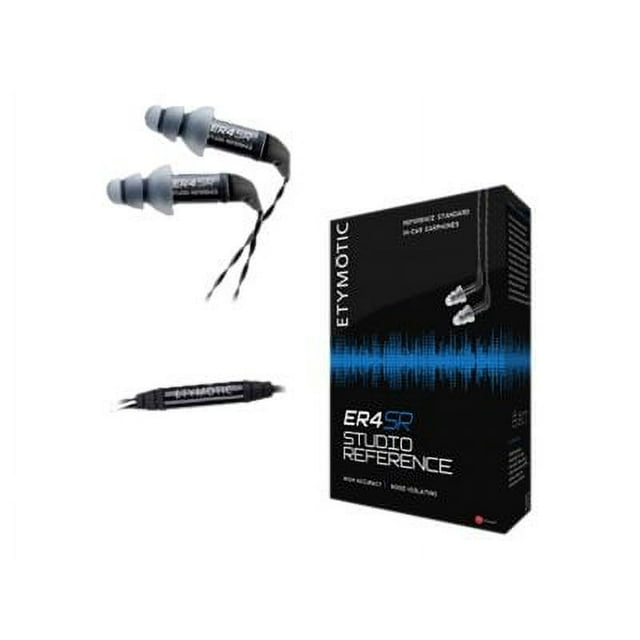 Etymotic Research ER4SR Studio Reference Precision Matched In-Ear Earphones (Balanced Armature Drivers, Noise Isolating, High Fidelity, World Leader Response Accuracy)