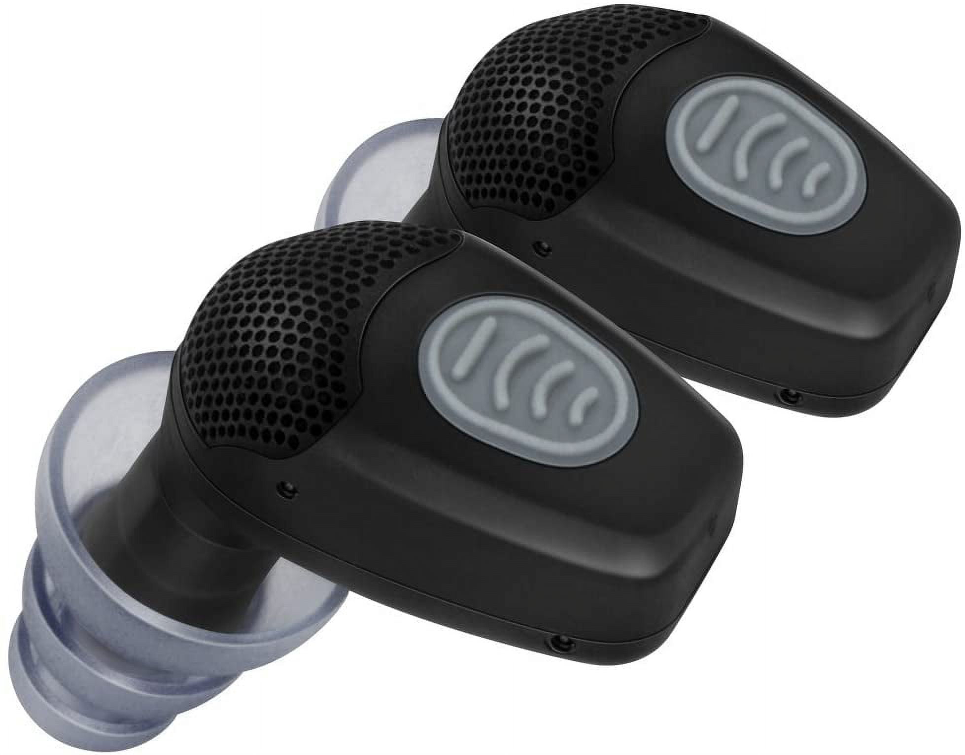 Etymotic Research GunSport Elite Rechargeable Electronic Earplugs, 1 Pair, Black