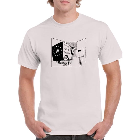 Eu Delivery Service T-Shirt Men -Wilfred Hildonen Designs, Male x-Large