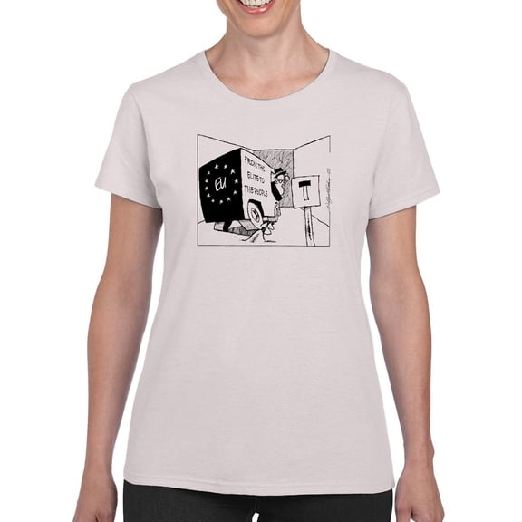 Eu Delivery Service T-Shirt Women -Wilfred Hildonen Designs, Female Small