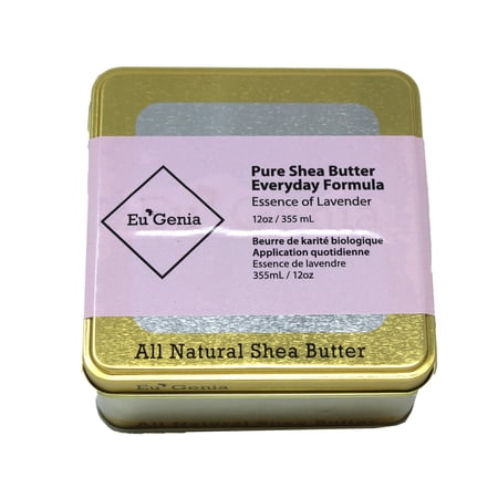 Eu'Genia Everyday Formula Pure Shea Butter (Lavender, 12oz)
