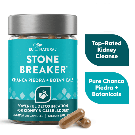 Eu Natural Stone Breaker Chanca Piedra – 60 Vegetarian Capsules