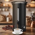 thumbnail image 1 of EuKer 3.8 Gal Coffee Warmer Dispenser, 100 Cups Coffee Urn with Viewable Water Level for Buffet, Catering, Wedding, Party, Black, 1 of 9