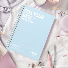 Euahivb A5 Heavy Paper Composition Notebooks Simple Text Print Spiral Journaling Notebooks for Quote Collection Student Homework Writing and Workplace Idea Logging