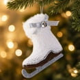 thumbnail image 1 of Euahivb Christmas Ornaments Christmas Knitted Ice Skate Tree Ornament with Plushs Trims Christmas Gifts Christmas Decorations Christmas Hanging Ornament for Festive Scene, 1 of 6